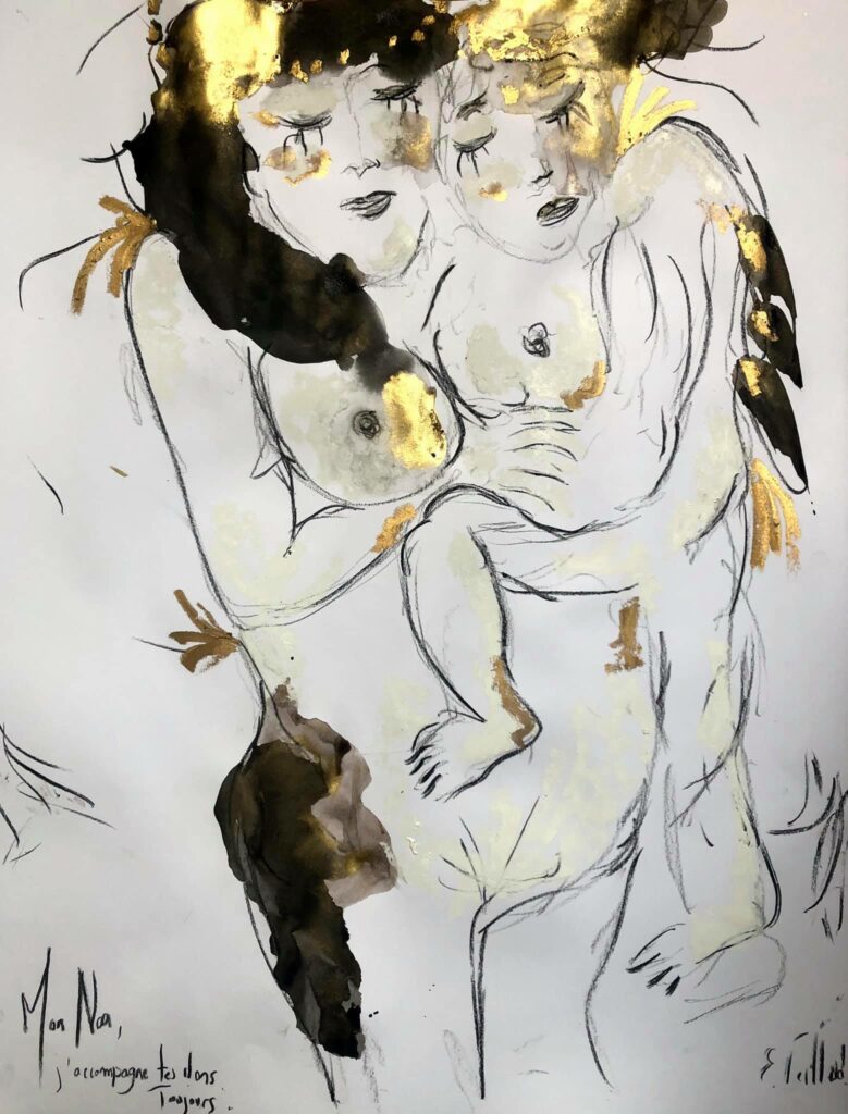 Mon Noa; j&rsquo;accompagne tes dons. Toujours. — œuvre d’Émilie Teillaud