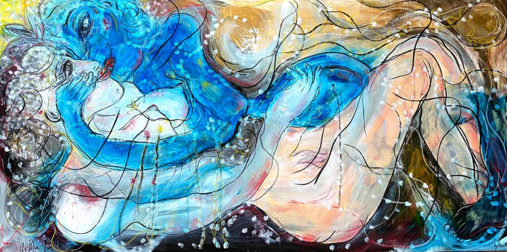 My Blue Man — œuvre d’Émilie Teillaud