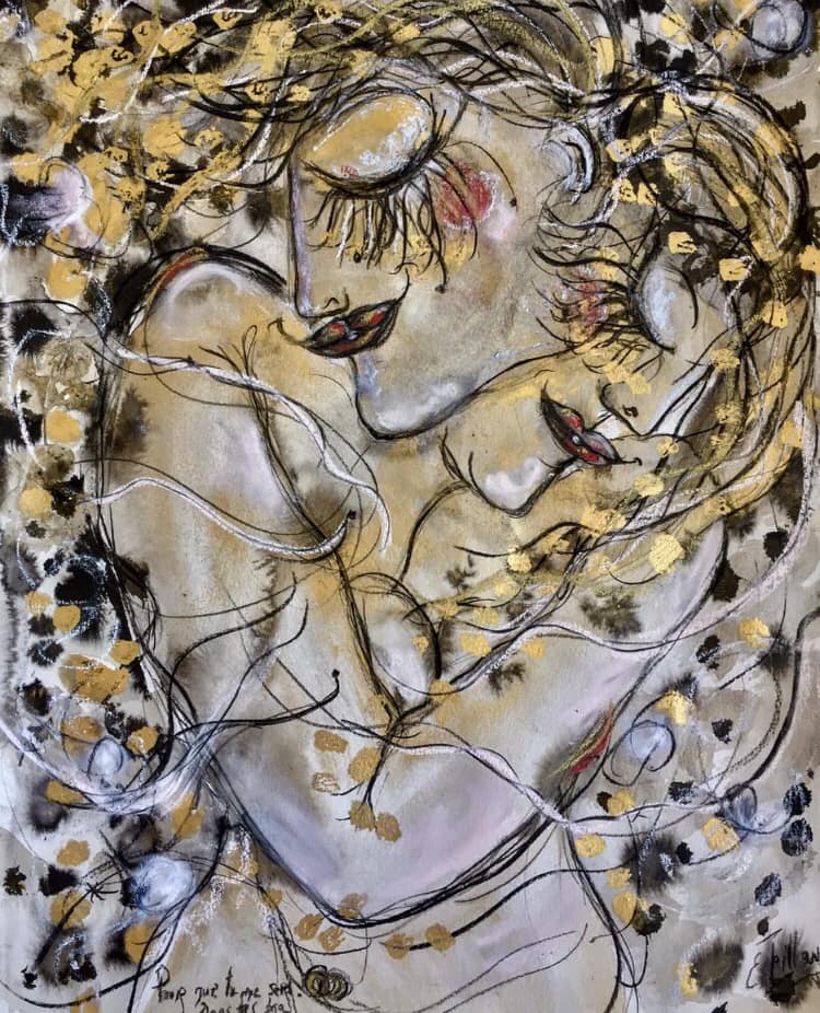 Pour que tu me serres. Dans tes bras — œuvre d’Émilie Teillaud