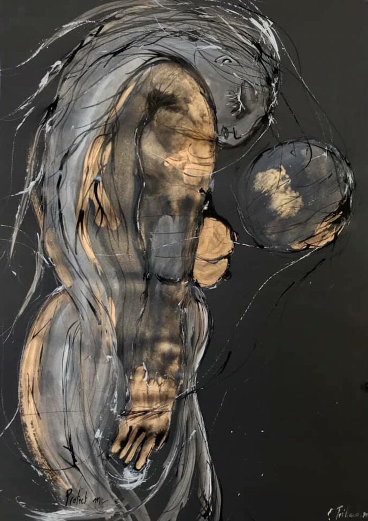 Protect me — œuvre d’Émilie Teillaud