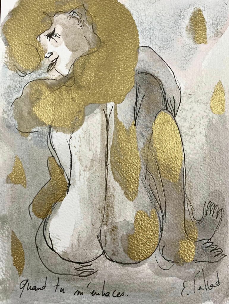 Quand tu m&rsquo;enlaces — œuvre d’Émilie Teillaud