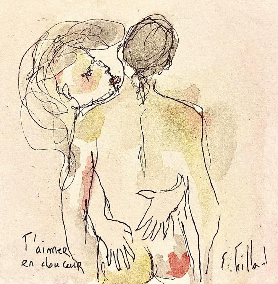 T&rsquo;aimer en douceur — œuvre d’Émilie Teillaud