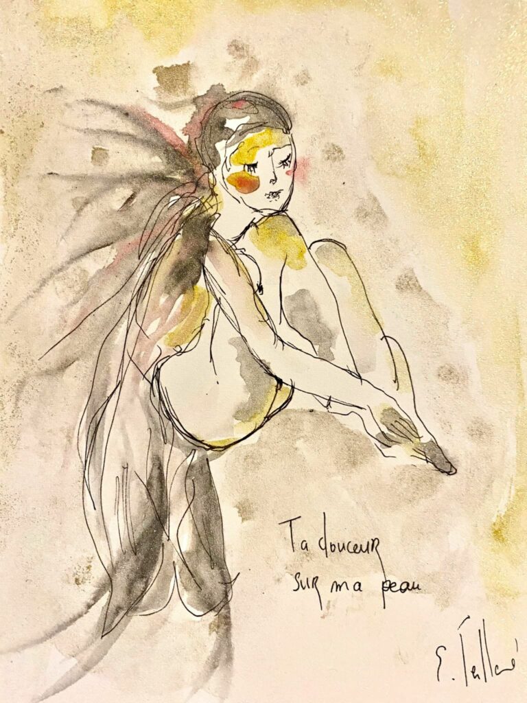 Ta douceur sur ma peau — œuvre d’Émilie Teillaud