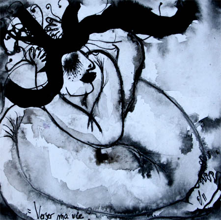 Verser ma vie — œuvre d’Émilie Teillaud