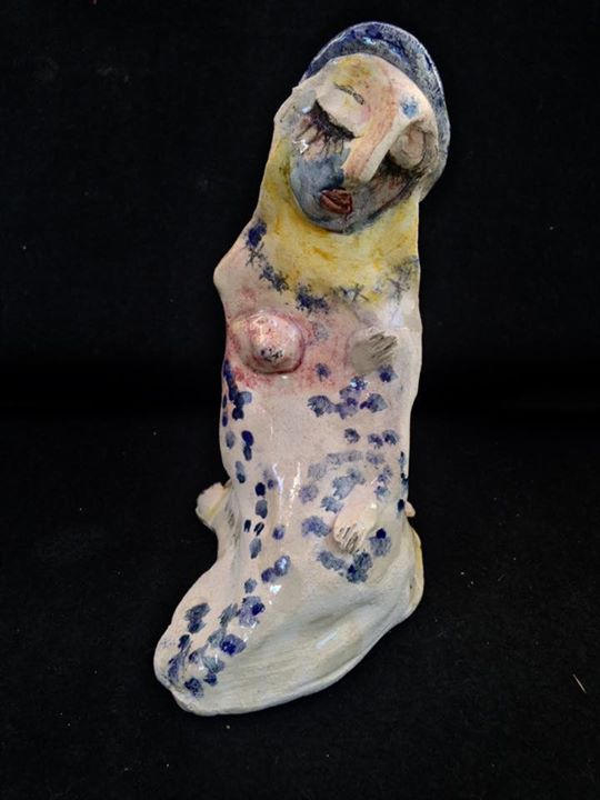 Vierge comme ma mère, Emilie Teillaud détail collection particulière Lyon