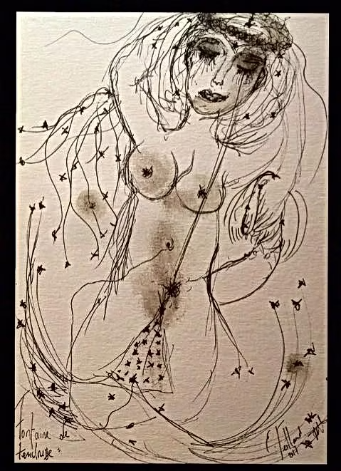 Fontaine de tendresse — œuvre d’Émilie Teillaud