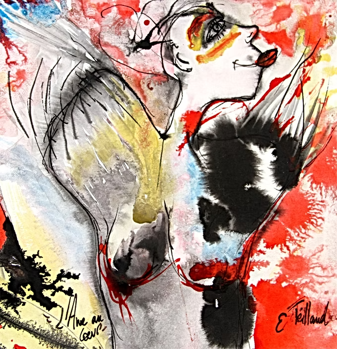L&rsquo;âme au coeur — œuvre d’Émilie Teillaud