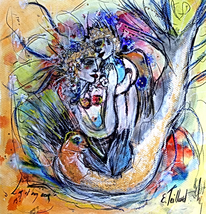 L&rsquo;or et mon cœur — œuvre d’Émilie Teillaud