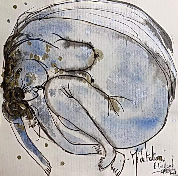 Meditation — œuvre d’Émilie Teillaud