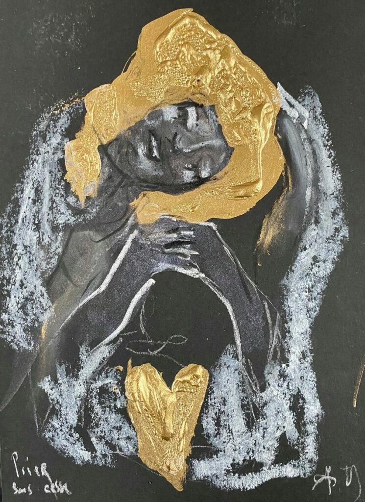 Prier sans cesse — œuvre d’Émilie Teillaud